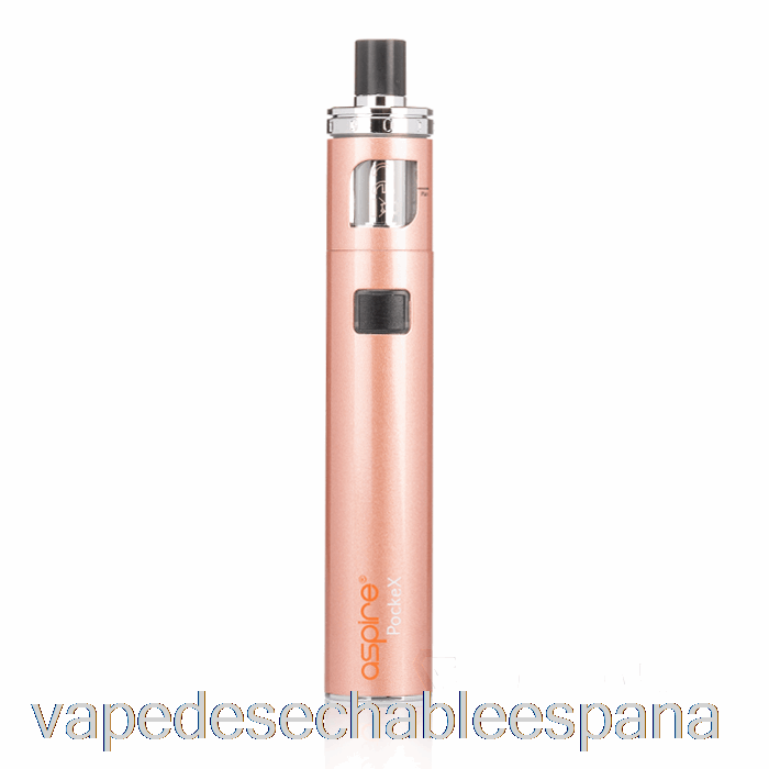 Vape Desechable España Aspire Pockex Aio Kit De Inicio Oro Rosa